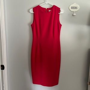 Calvin Klein sleeveless dress Hot Pink